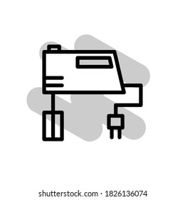 Illustration Vector graphic of mixer icon