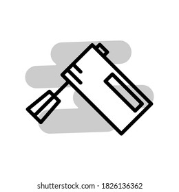 Illustration Vector graphic of mixer icon