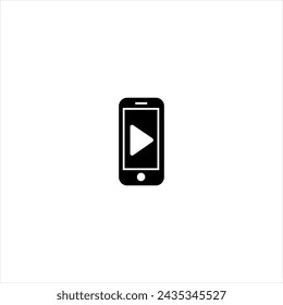 Ilustración vectorial gráfico de icono móvil