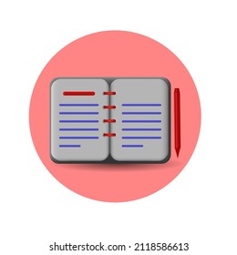 Illustration vector graphic of modern 3d documents design, good for 3d illustration design 