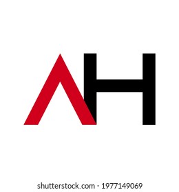 Illustration Vector Graphic of Modern AH Letter Logo. Perfect to use for Technology Company
