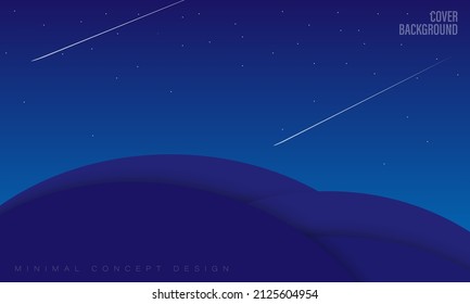 Ilustración vectorial gráfico de diseño moderno de colinas de fondo, bueno para el diseño de fondo de plantillas 
