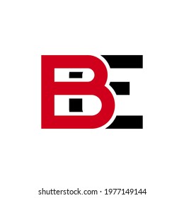 Illustration Vector Graphic of Modern BE Letter Logo. Perfect to use for Technology Company