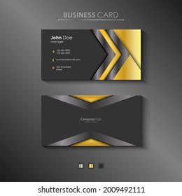 Illustration vector graphic of modern business cards design, good for office members