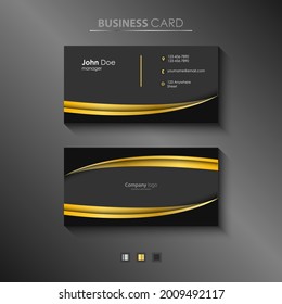 Illustration vector graphic of modern business cards design, good for office members
