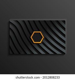 Illustration vector graphic of modern business cards design, good for office members