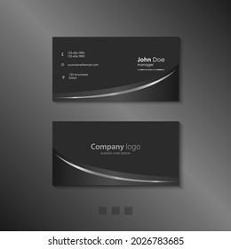 Illustration vector graphic of modern business cards design, good for office members