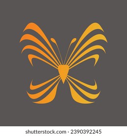 Illustration vector graphic of Modern Butterfly Logo