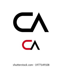 Illustration Vector Graphic of Modern CA Letter Logo. Perfect to use for Technology Company