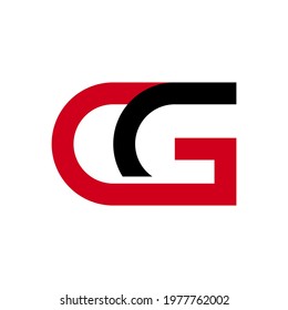 Illustration Vector Graphic of Modern CG Letter Logo. Perfect to use for Technology Company