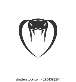 illustration vector graphic of modern cobra head logo svg