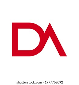 Illustration Vector Graphic of Modern DA Letter Logo. Perfect to use for Technology Company