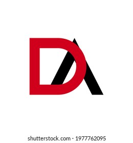 Illustration Vector Graphic of Modern DA Letter Logo. Perfect to use for Technology Company