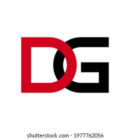 Illustration Vector Graphic of Modern DG Letter Logo. Perfect to use for Technology Company