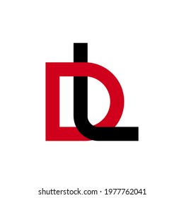 Illustration Vector Graphic of Modern DL Letter Logo. Perfect to use for Technology Company