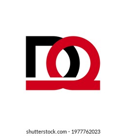 Illustration Vector Graphic of Modern DQ Letter Logo. Perfect to use for Technology Company