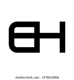 Illustration Vector Graphic of Modern EH Letter Logo. Perfect to use for Technology Company