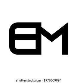 Illustration Vector Graphic of Modern EM Letter Logo. Perfect to use for Technology Company