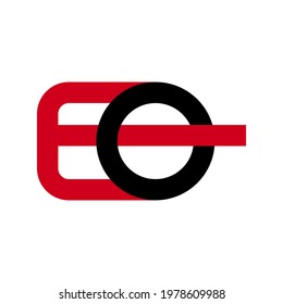 Illustration Vector Graphic of Modern EO Letter Logo. Perfect to use for Technology Company