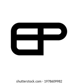Illustration Vector Graphic of Modern EP Letter Logo. Perfect to use for Technology Company