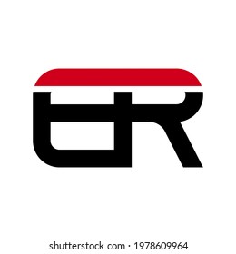 Illustration Vector Graphic of Modern ER Letter Logo. Perfect to use for Technology Company