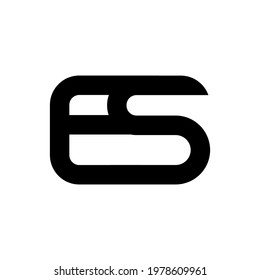 Illustration Vector Graphic of Modern ES Letter Logo. Perfect to use for Technology Company