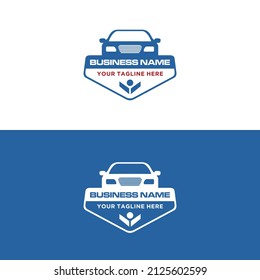 ilustración vectorial gráfico de marca abstracta moderna plana y plana para personas de coche