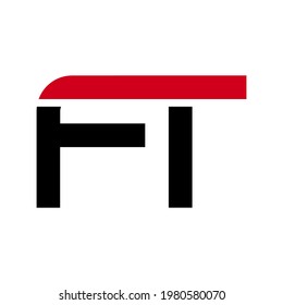 Illustration Vector Graphic of Modern FT Letter Logo. Perfect to use for Technology Company
