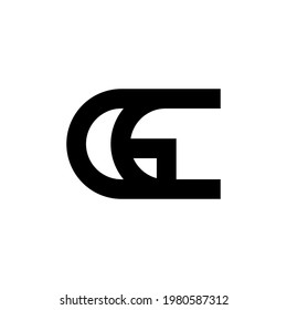 Illustration Vector Graphic of Modern GC Letter Logo. Perfect to use for Technology Company