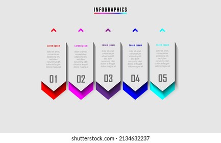 Illustration vector graphic of modern info graphic timeline art design, good for presentation templates design 
