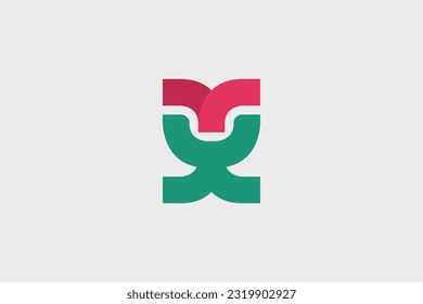 Illustration Vektorgrafik der modernen minimalistischen Blume. Gut für Logo