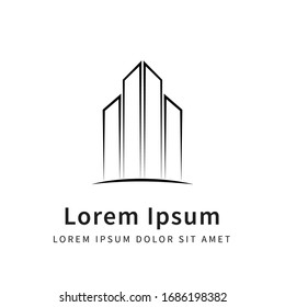 Illustration vector graphic of Modern Real Estate Logo. Perfect for Property Business Logo Template
