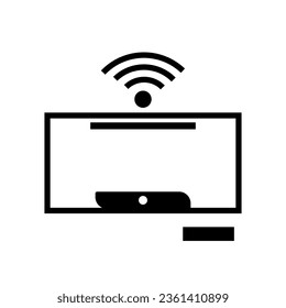 illustration vector graphic of modern television 