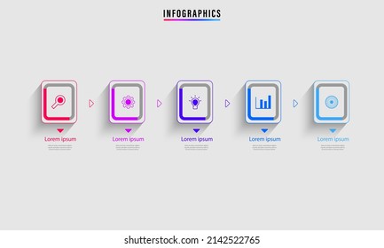Ilustración vectorial gráfico de diseño de infografía de línea de tiempo moderna, bueno para la información diseño de presentación gráfica 