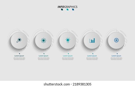 Illustration vector graphic of modern timeline info graphic design, good for info graphic presentation design 