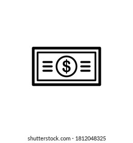 Illustration Vector graphic of money icon