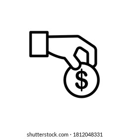 Illustration Vector graphic of money icon