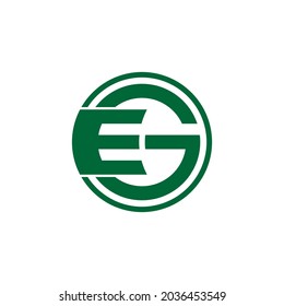Illustration Vector Graphic of monogram initial letter E and G. Good for fashion, apparel logo.