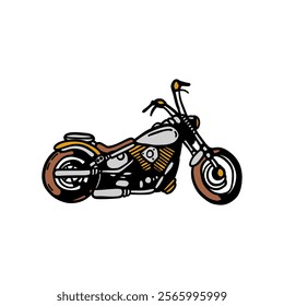 illustration vector graphic motocycle for design, template, elemen, illustration, etc