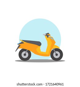 Gráfico vectorial de ilustración de motocicleta