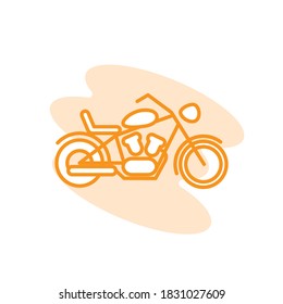 Vektorgrafik der Vektorgrafik von Symbol für Motorräder