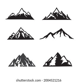 illustration vector graphic of mountain 