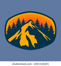 Illustration vector graphic of MOUNTAIN EXPLORER for apparel design merchandise, such as logos on product packaging
