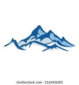 Illustration Vector Graphic of Mountain Good for Logo, Icon, Emblem, or Background 