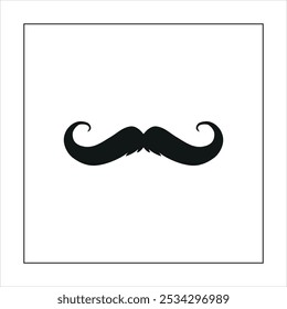 Illustration vector graphic of moustache icon