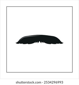 Illustration vector graphic of moustache icon