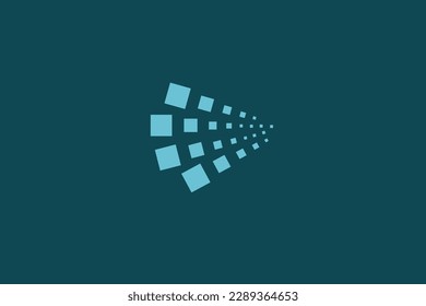 Illustration vector graphic of move technology science. Good for logo