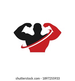 Illustration Vector Graphic of Muscle Logo