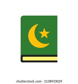 Illustration vector graphic of muslim book. Concept flat design. Perfect for muslims, coverbook, web, template, icon, symbol, decoration, sign, etc.