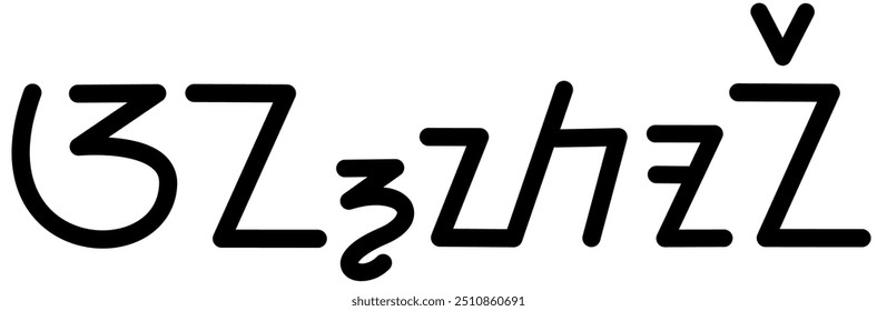 Illustration vector graphic of the name Antone, ( Sundanese script ). Great for printing on your personal items 